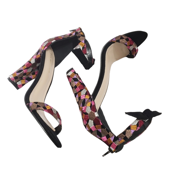 Shoe Repulic LA Embroidered High Heels Shoes Size 10 - Picture 7 of 11